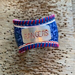 Texas Rangers Baseball Bracelet